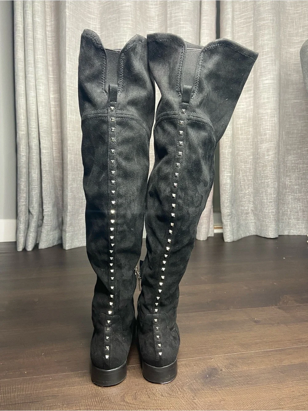 Marc Fisher Studded Suede Boots
